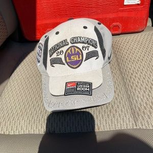 2007 LSU national champions hat ball cap football